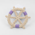 Color wheel Macrame Rope Pet Toy
