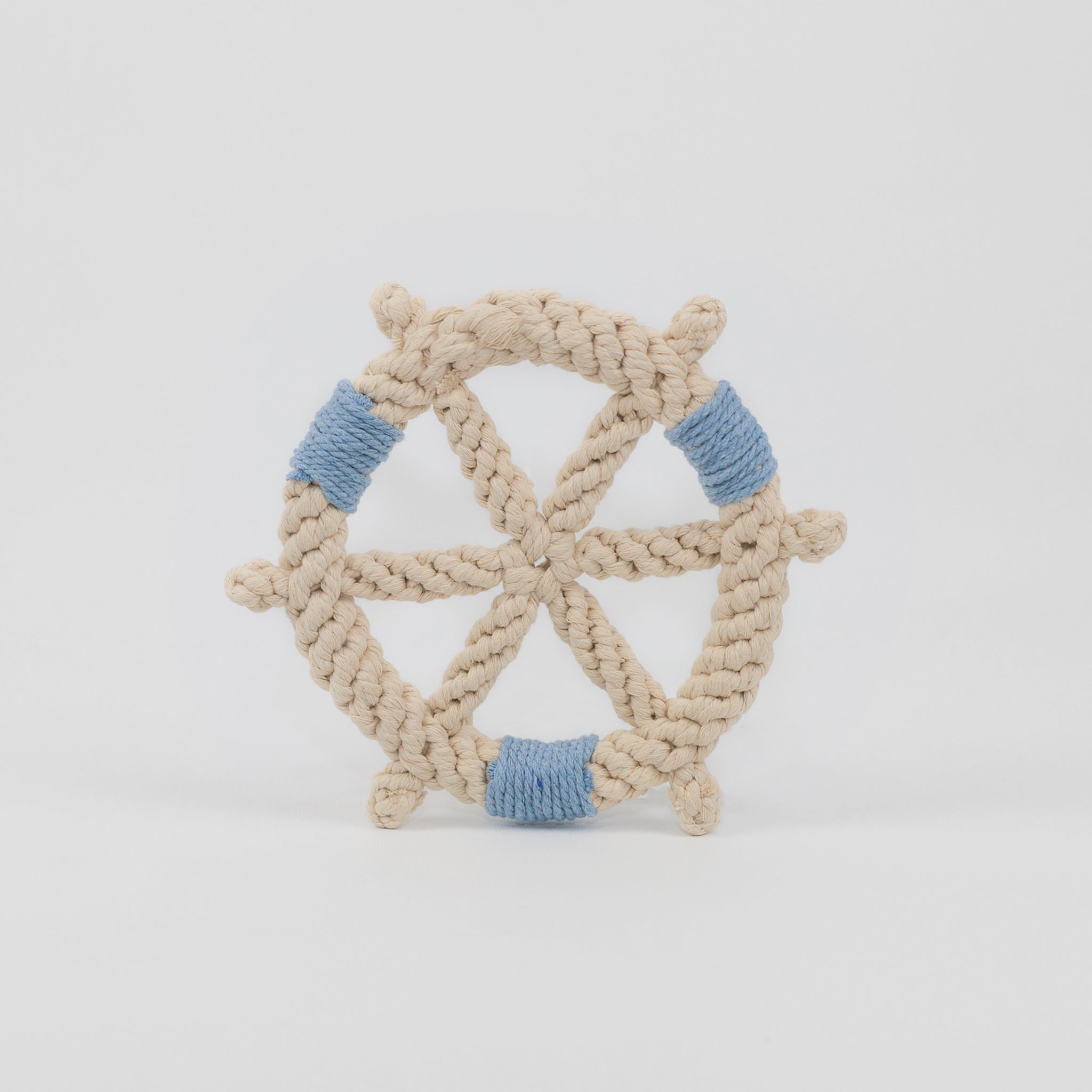 Color wheel Macrame Rope Pet Toy