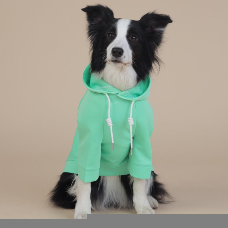 NNEDSZ 6XL Green Cute Dog Hoodie with Adjustable Drawstring - Available in Various Sizes