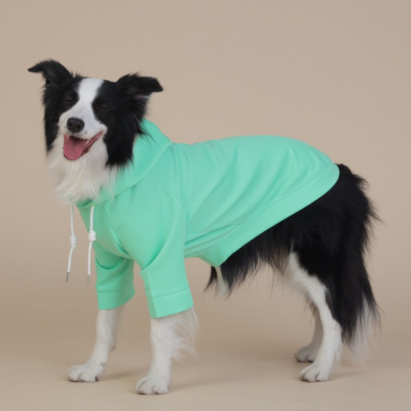 NNEDSZ 6XL Green Cute Dog Hoodie with Adjustable Drawstring - Available in Various Sizes