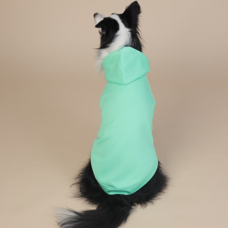 NNEDSZ 6XL Green Cute Dog Hoodie with Adjustable Drawstring - Available in Various Sizes