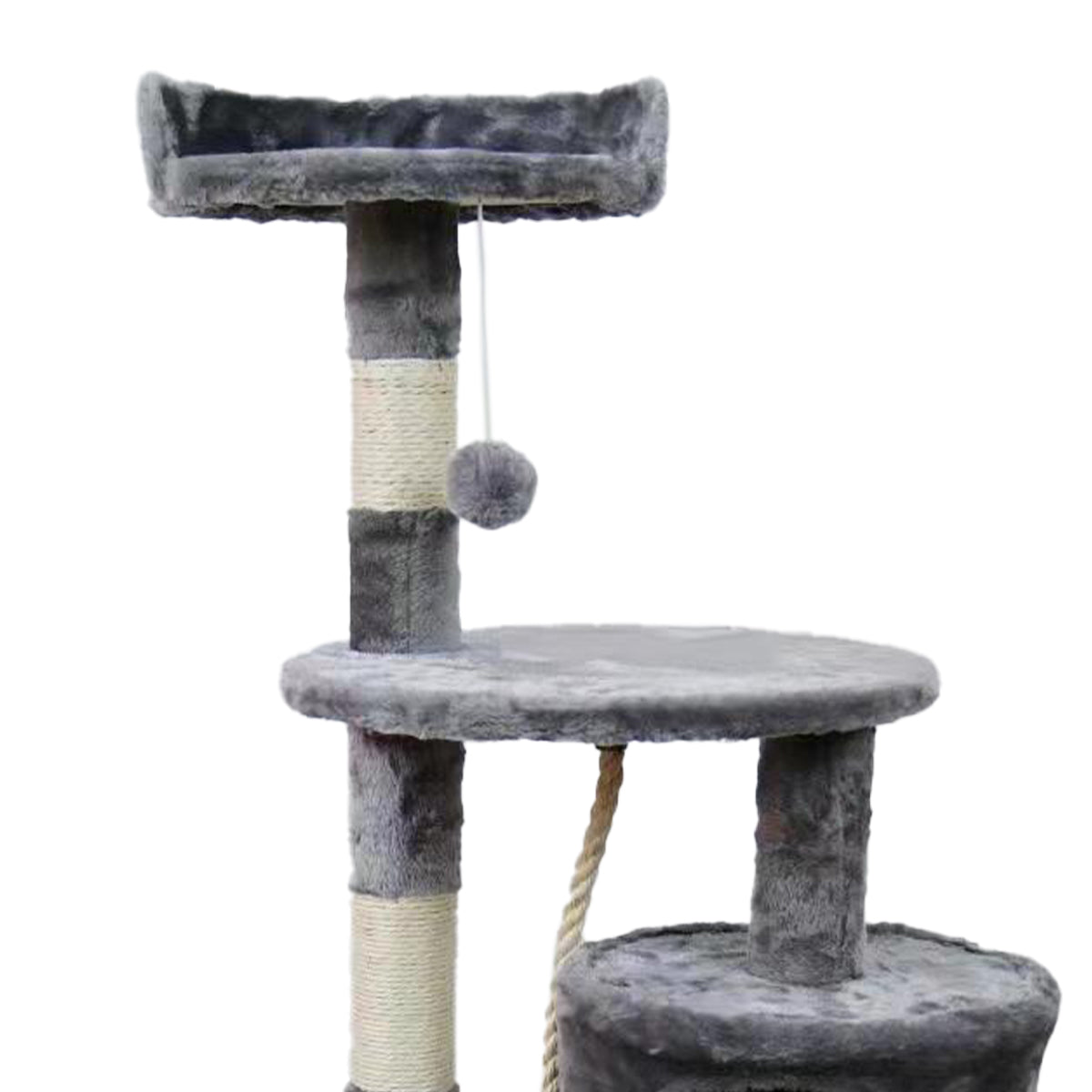 NNEDPE 110cm Cat Tree Scratching Post - Silver Grey