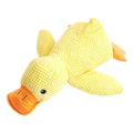 Plush Cartoon Duck Dog Toy Interactive Squeaky Pet Toy Durable Fun Chew Toy