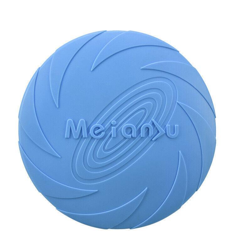Frisbee Toy for Dogs Outdoor Fetch Training Soft Rubber Pet Flying Disc 18cm